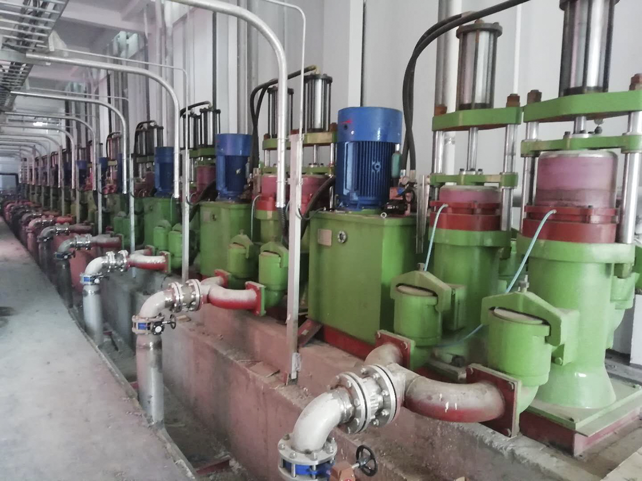 YB400-100陶瓷柱塞泵造紙廠客戶使用現(xiàn)場(chǎng)